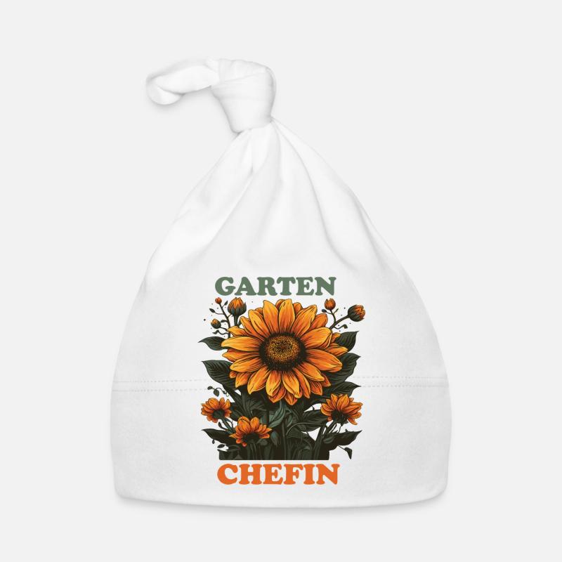 Garten Chefin Baby Bio-Mütze