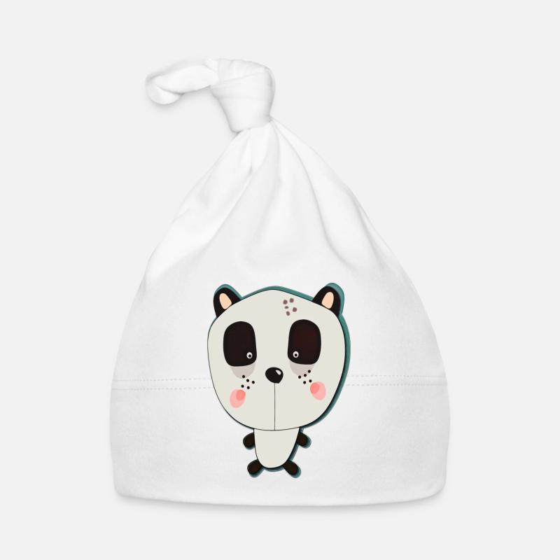 Happy Panda Baby Bio-Mütze