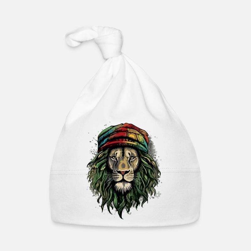 Jah Rasta Löwe Baby Bio-Mütze
