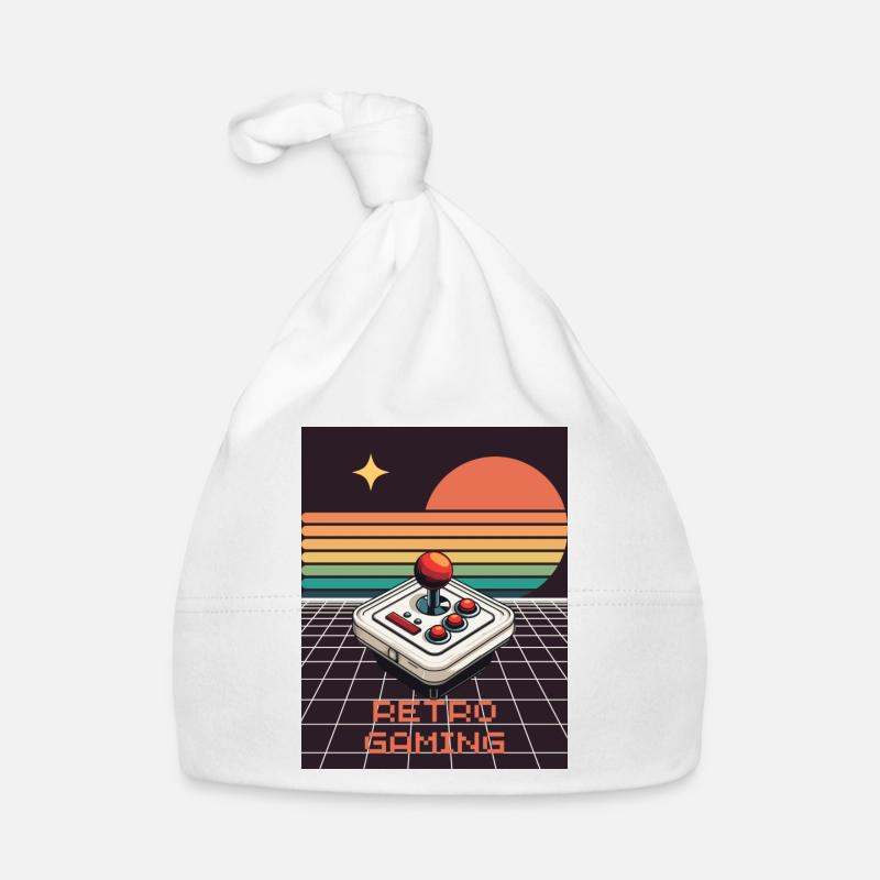 Retro Style Game Design Baby Bio-Mütze