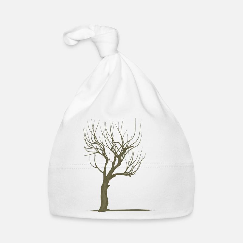 Tree without leaves - modificated Organic Baby Cap