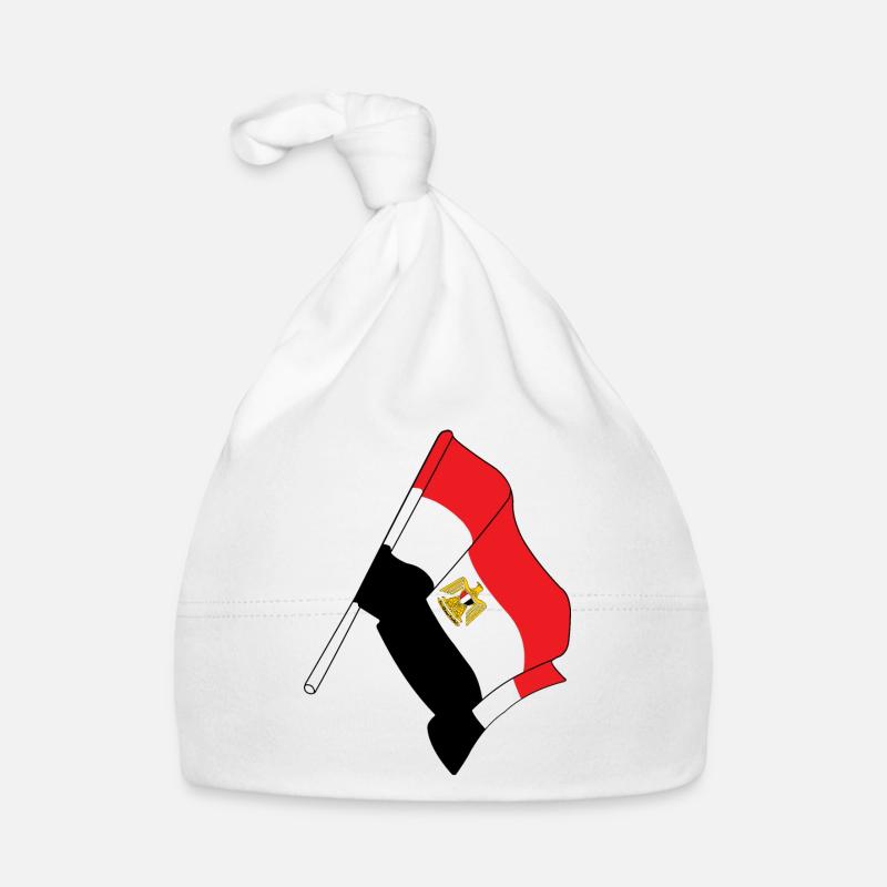 Flag: Egypt Organic Baby Cap