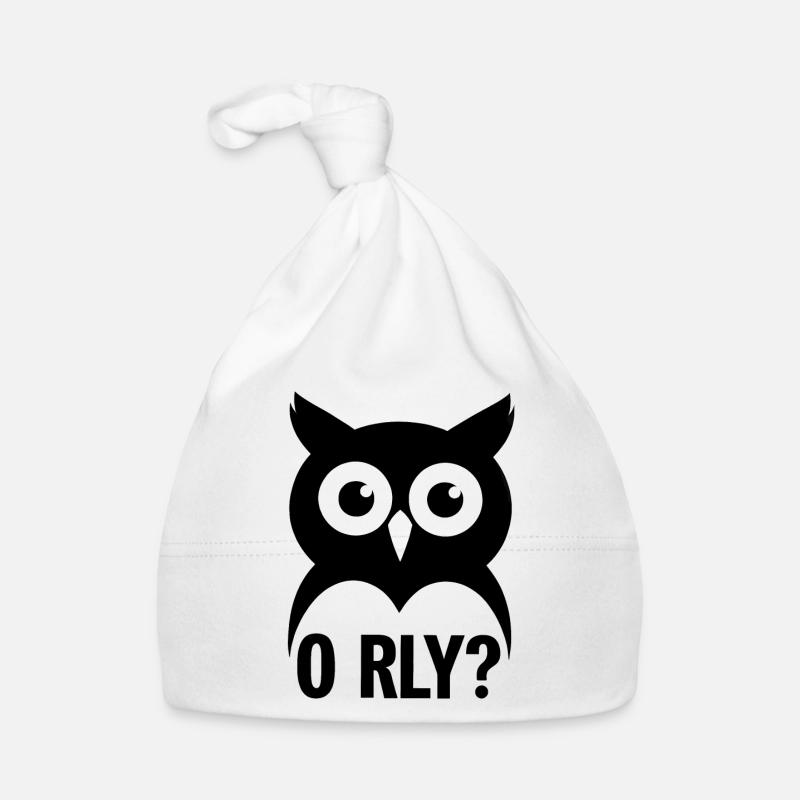 O RLY? Eule Baby Bio-Mütze