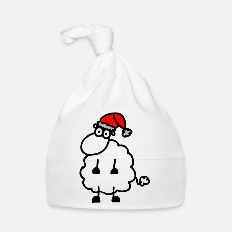 Sheep Christmas 2 Organic Baby Cap