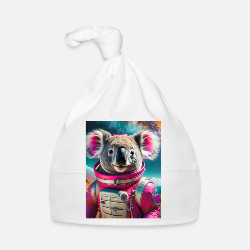koala avec robe d’astronaute Bonnet bio Bébé