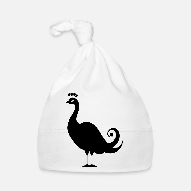 Little Peacock Organic Baby Cap