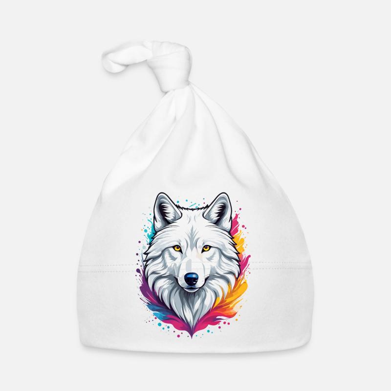 Loup arctique Bonnet bio Bébé