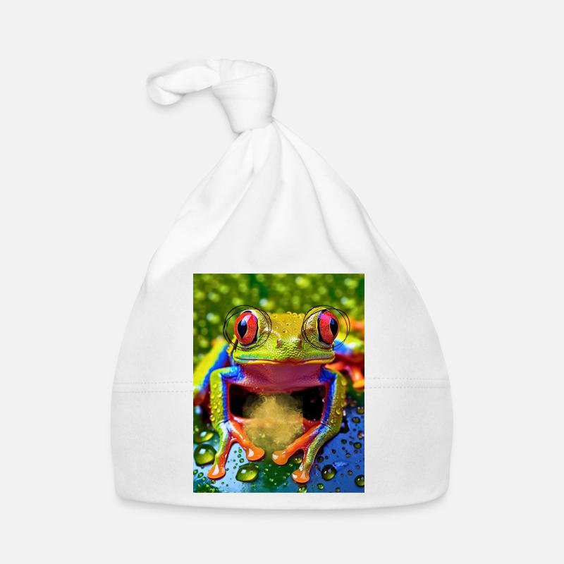 Magical Frog Organic Baby Cap