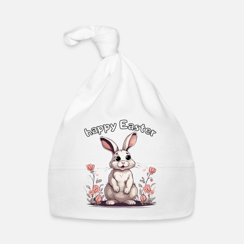 happy Easter rabbit Baby Bio-Mütze