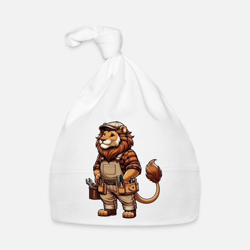 Artisan Lion mignon Bonnet bio Bébé