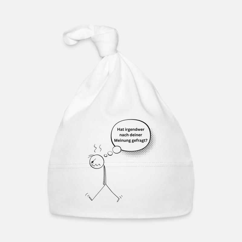 genervt Baby Bio-Mütze