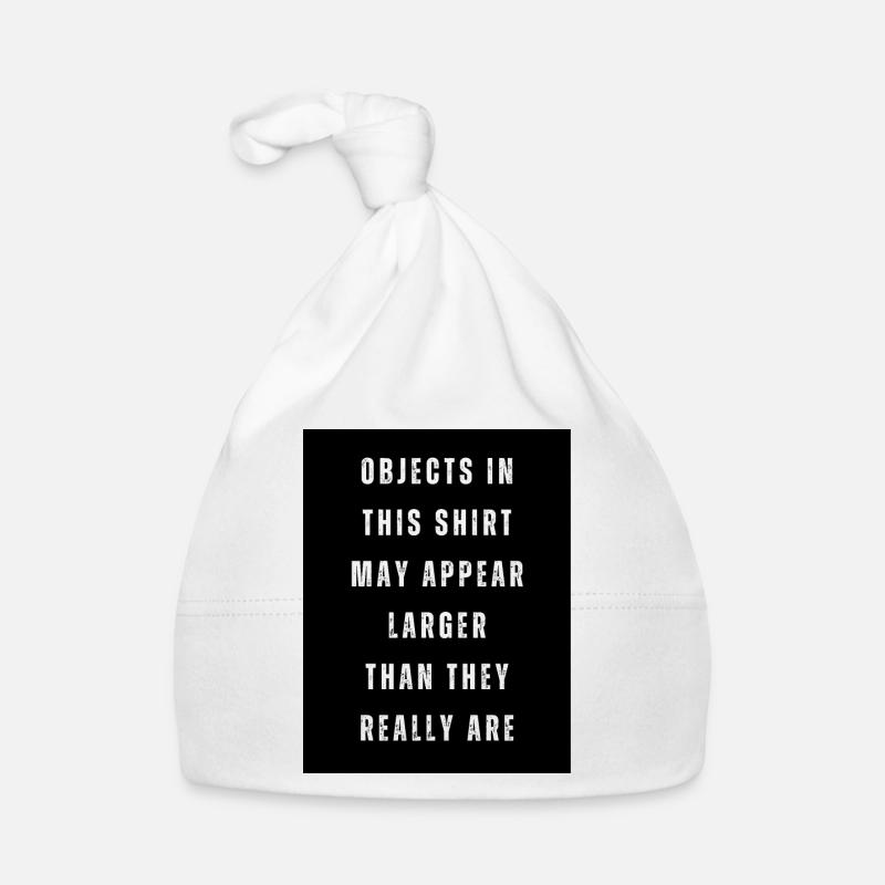 Objects in this shirt may appear larger Baby Bio-Mütze