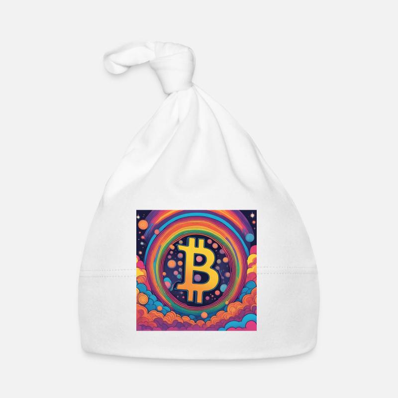 Bitcoin Moon Organic Baby Cap