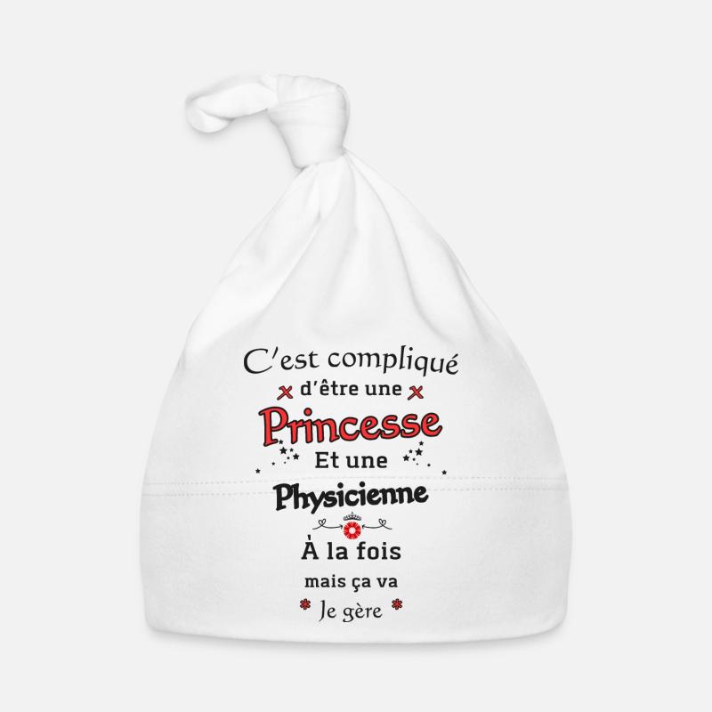 Princesse Physicienne Bonnet bio Bébé