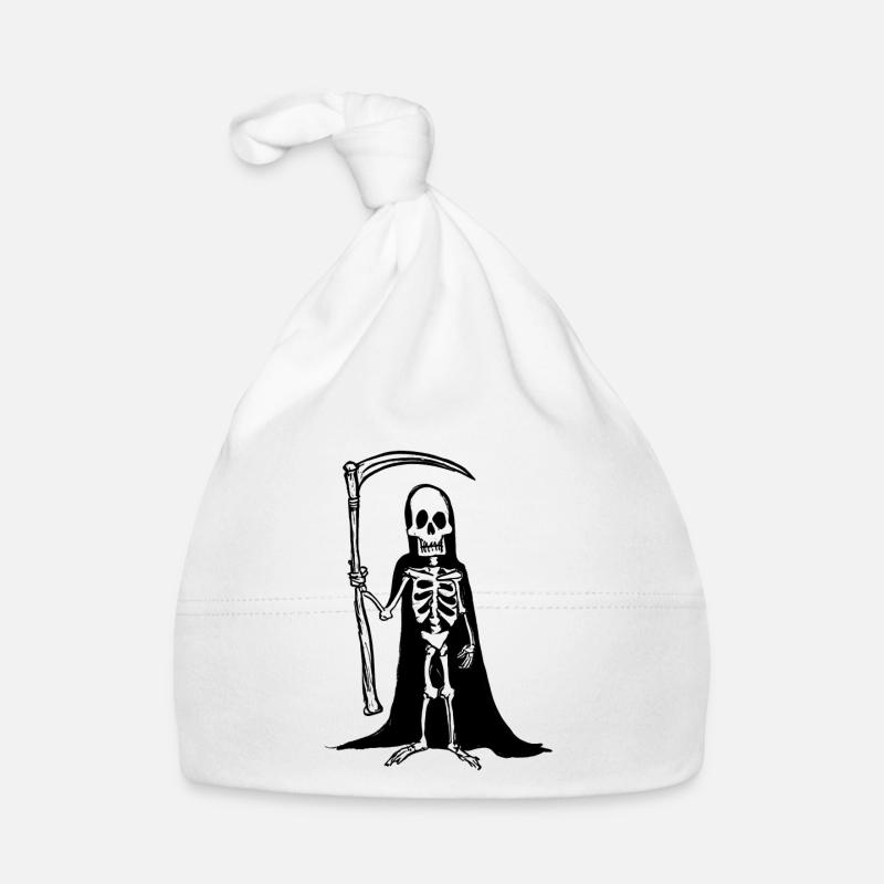 Grim Reaper Organic Baby Cap