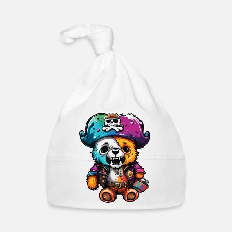 Teddybär / Kuscheltier / Stofftier / Geschenkidee Baby Bio-Mütze