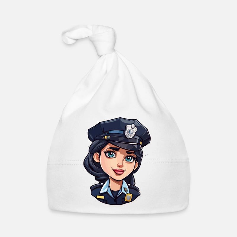 Police / Operations / Profession / Job / Emergency Forces Organic Baby Cap