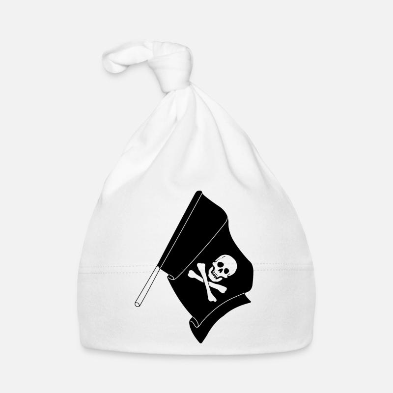 Flag Pirates Organic Baby Cap
