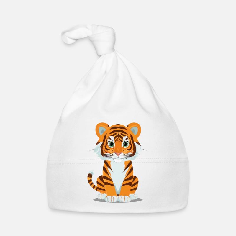 Tiger Organic Baby Cap