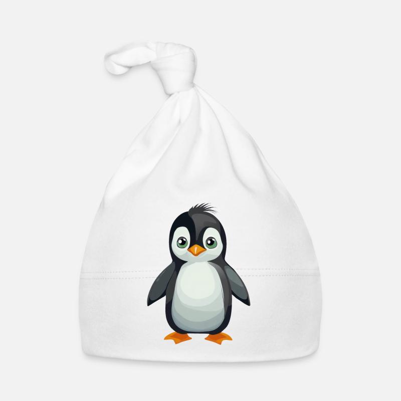 Pinguin Baby Bio-Mütze