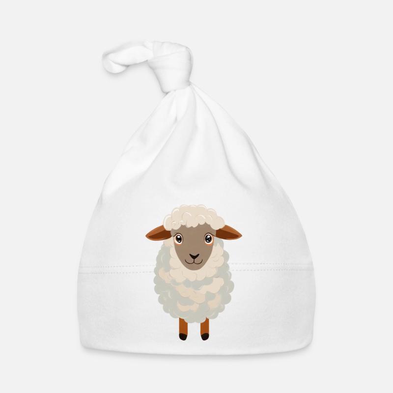 Mouton - Bonnet bio Bébé - blanc