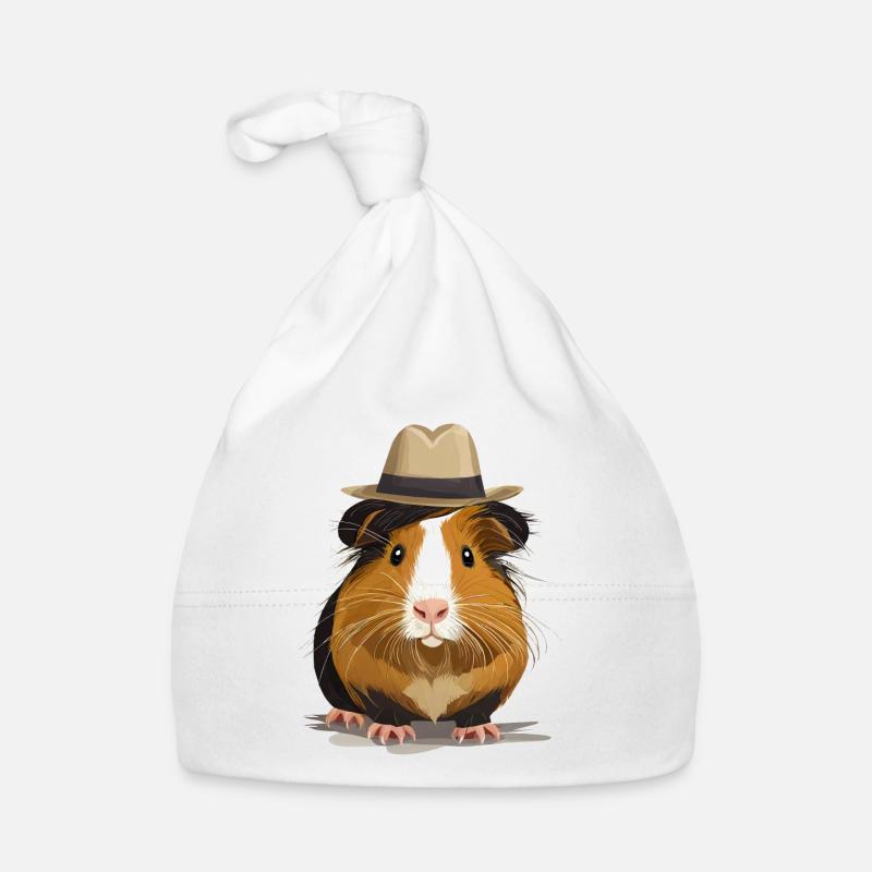 Cochon d’Inde mignon Bonnet bio Bébé