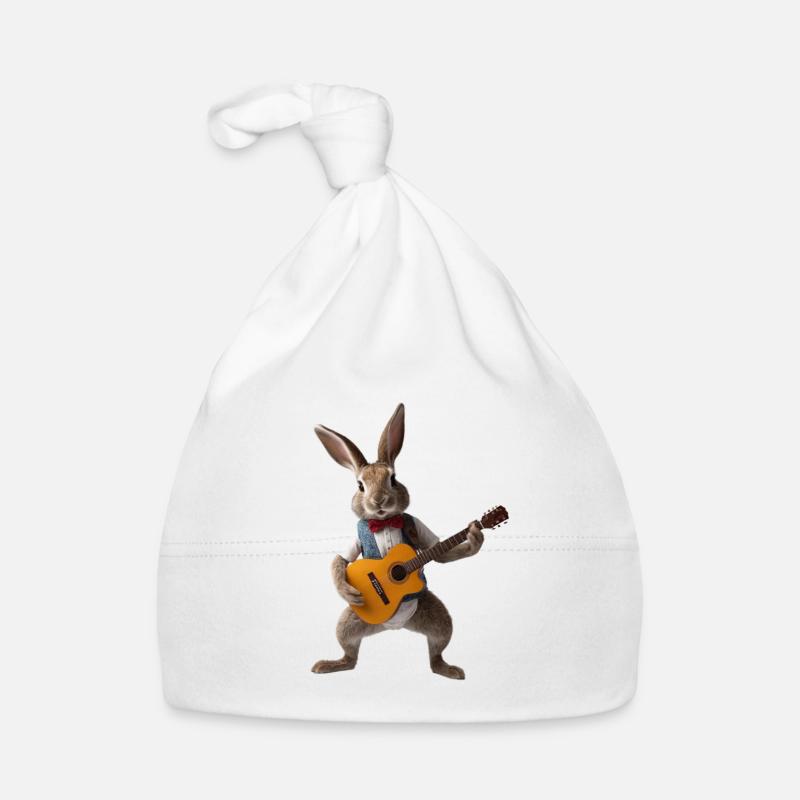 Rabbit Gitarre Baby Bio-Mütze