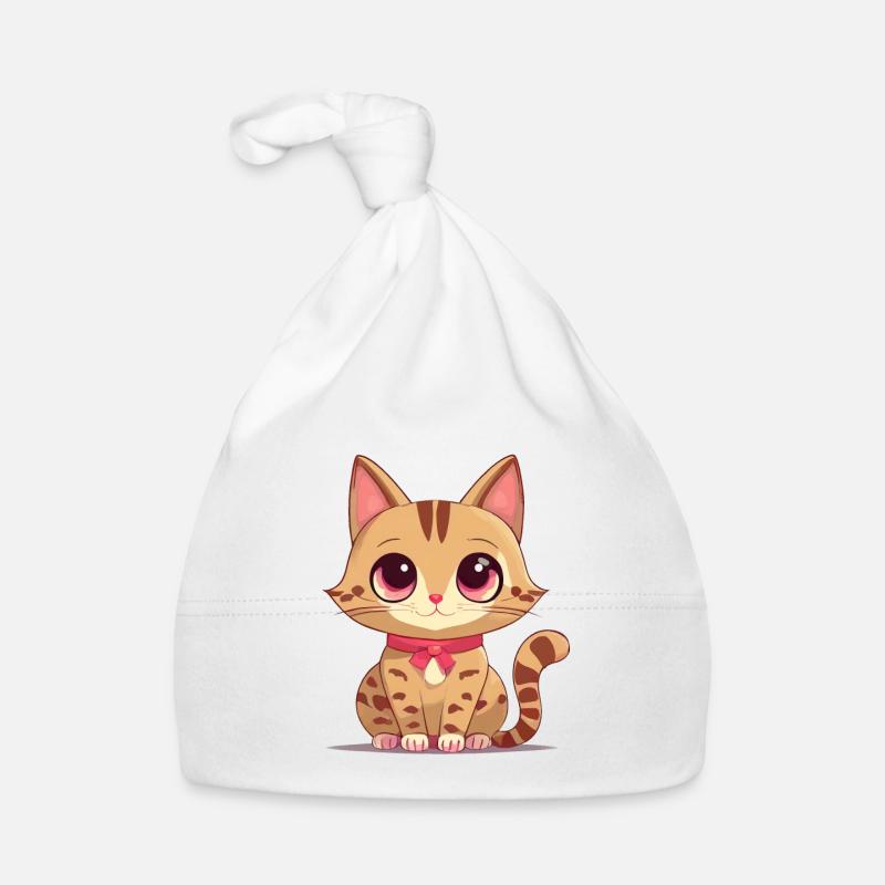 Chat mignon Bonnet bio Bébé