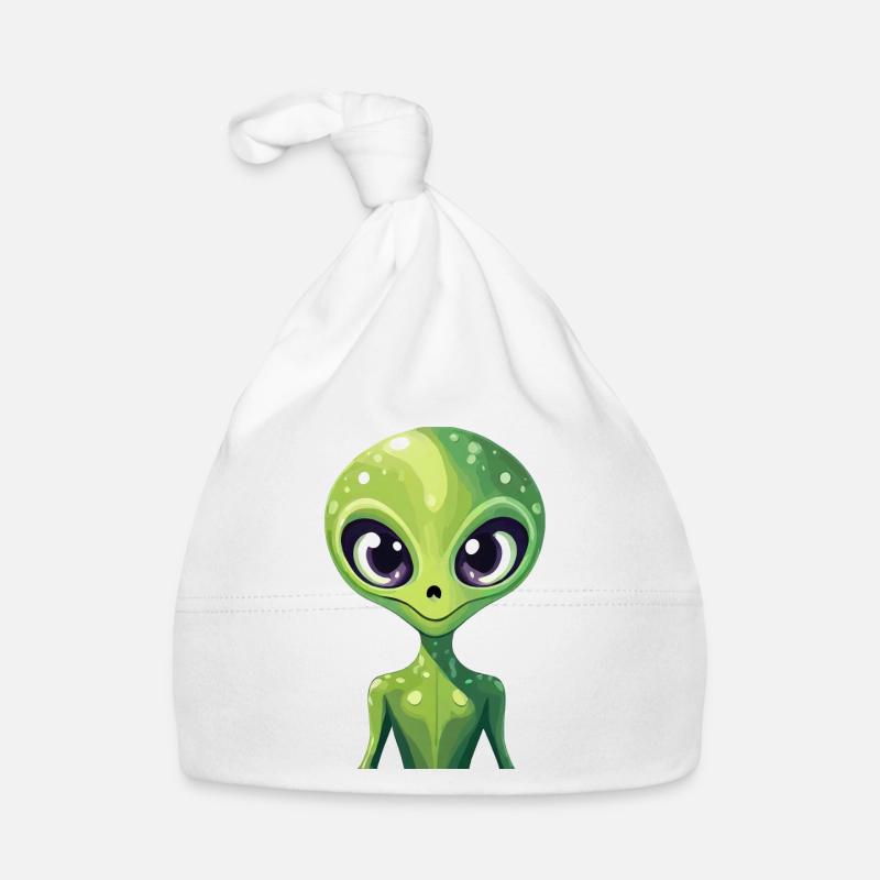 Alien oder Außerirdischer Baby Bio-Mütze