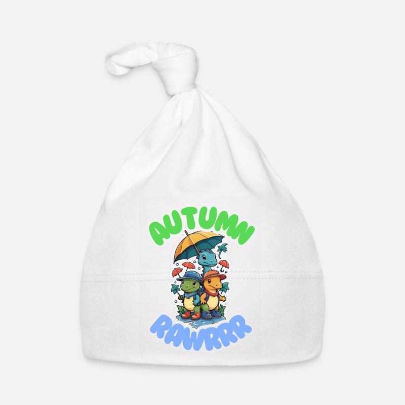 HERFST RAWRRR Bio-muts voor baby's