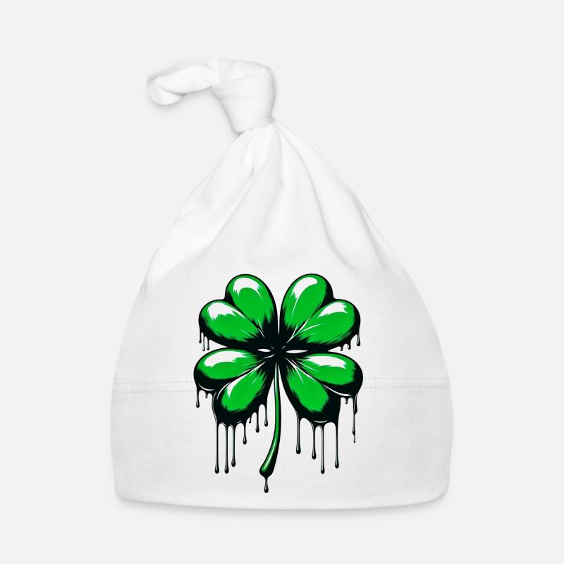 Four-leaf clover Organic Baby Cap