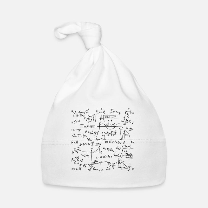Math genius Organic Baby Cap