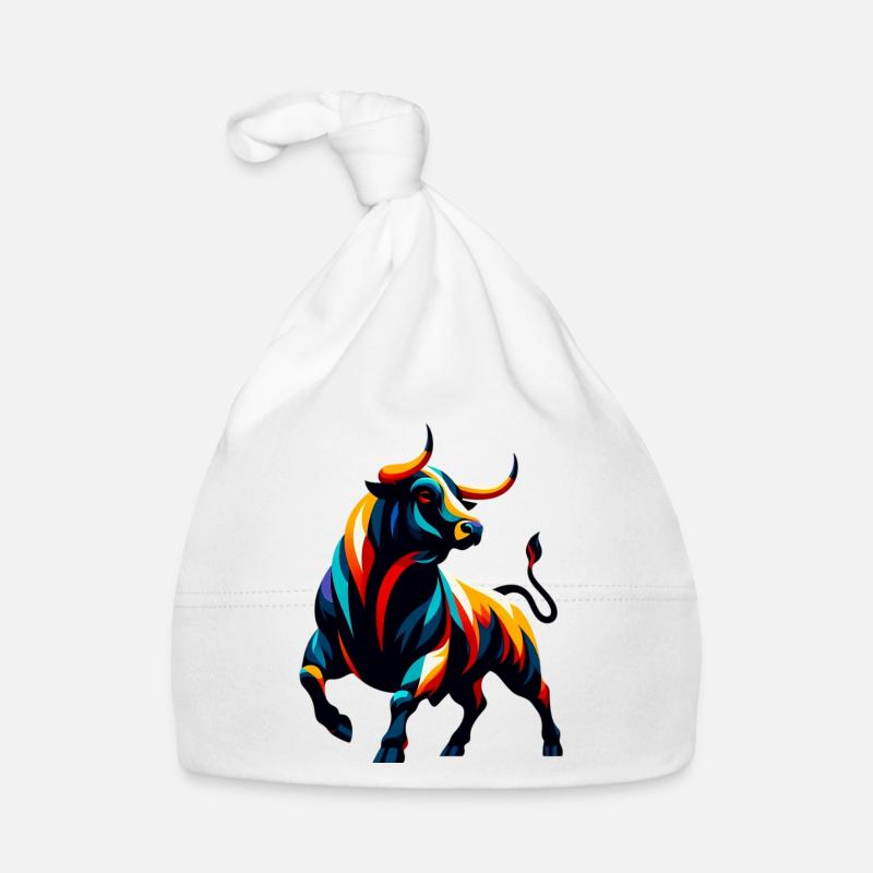 Stier Baby Bio-Mütze