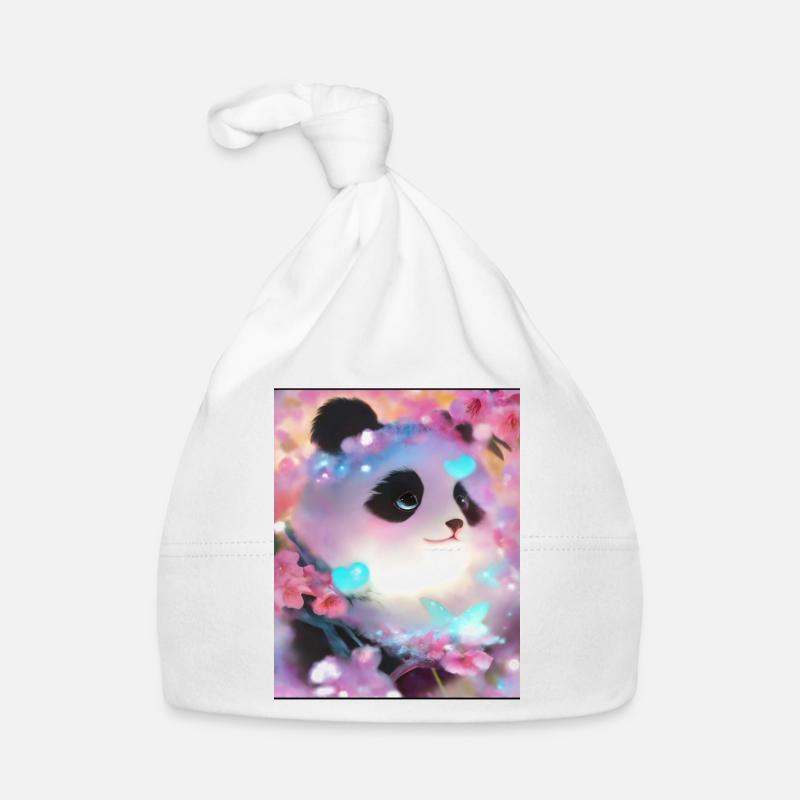 Photo de panda Bonnet bio Bébé