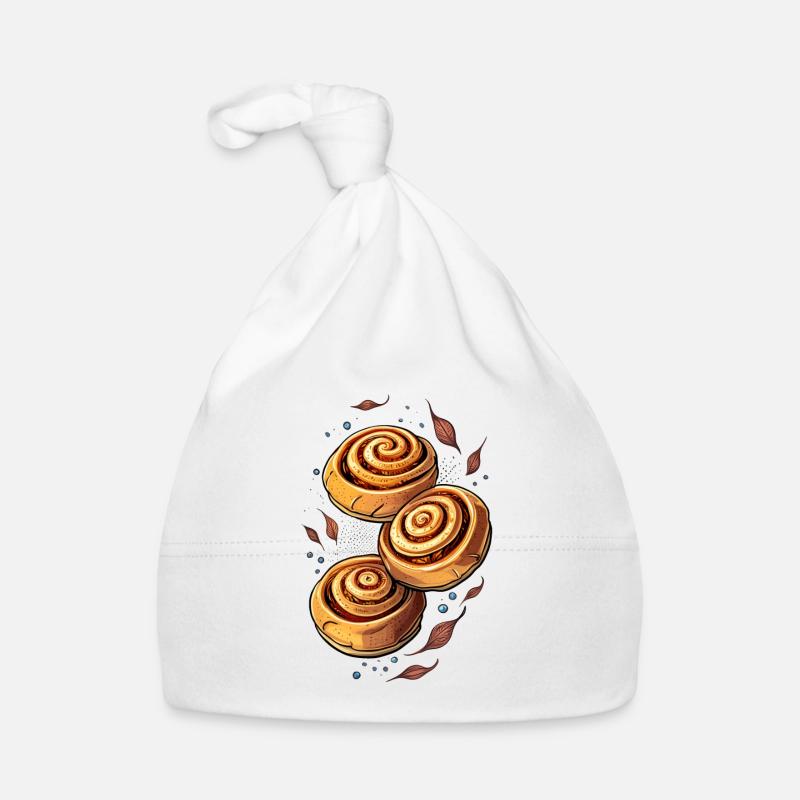 Cinnamon rolls Organic Baby Cap