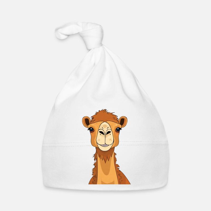 Chameau mignon Bonnet bio Bébé