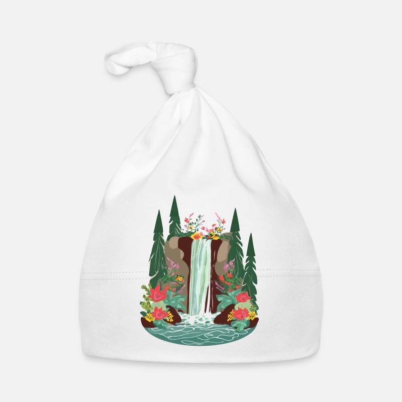 Waterfall Organic Baby Cap