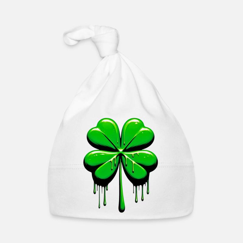 Four-leaf clover Organic Baby Cap