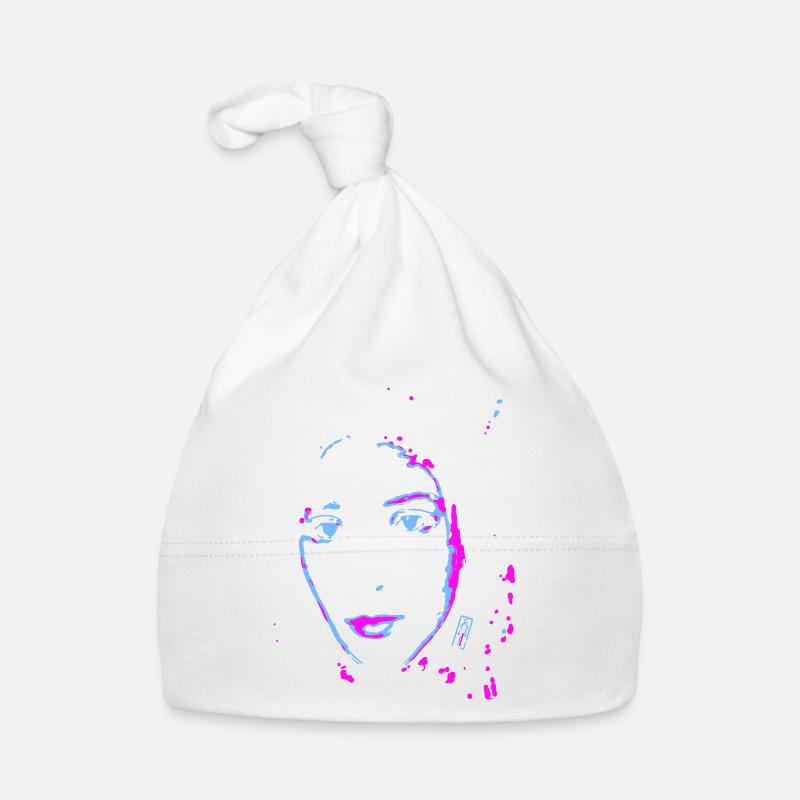 Anouk - Bonnet bio Bébé - blanc