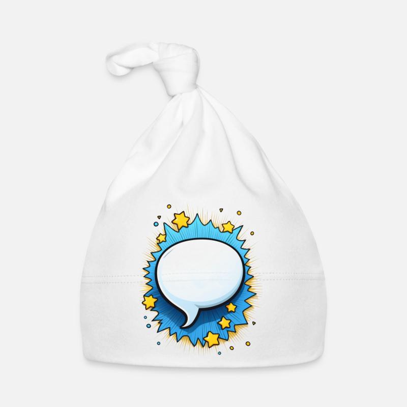 bulle de bande dessinée Bonnet bio Bébé