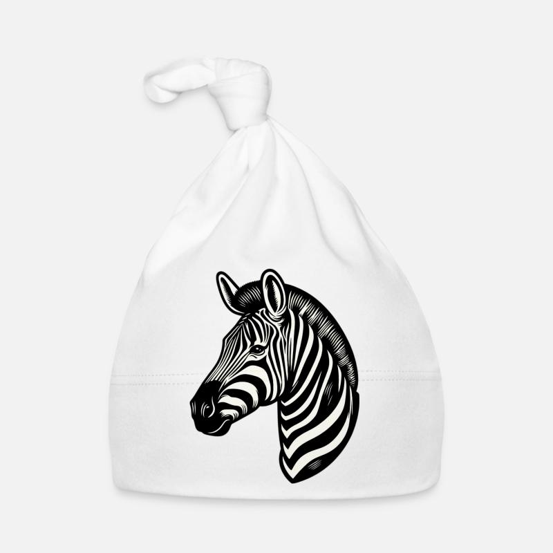Zebra Organic Baby Cap