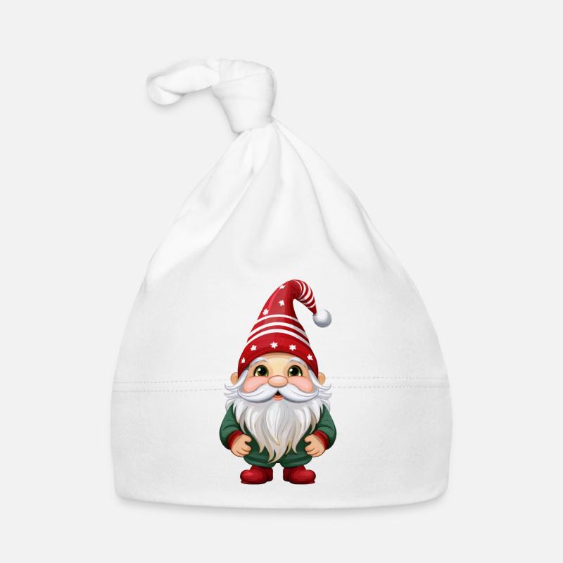 Gnome, goblin or gnome for Christmas Organic Baby Cap