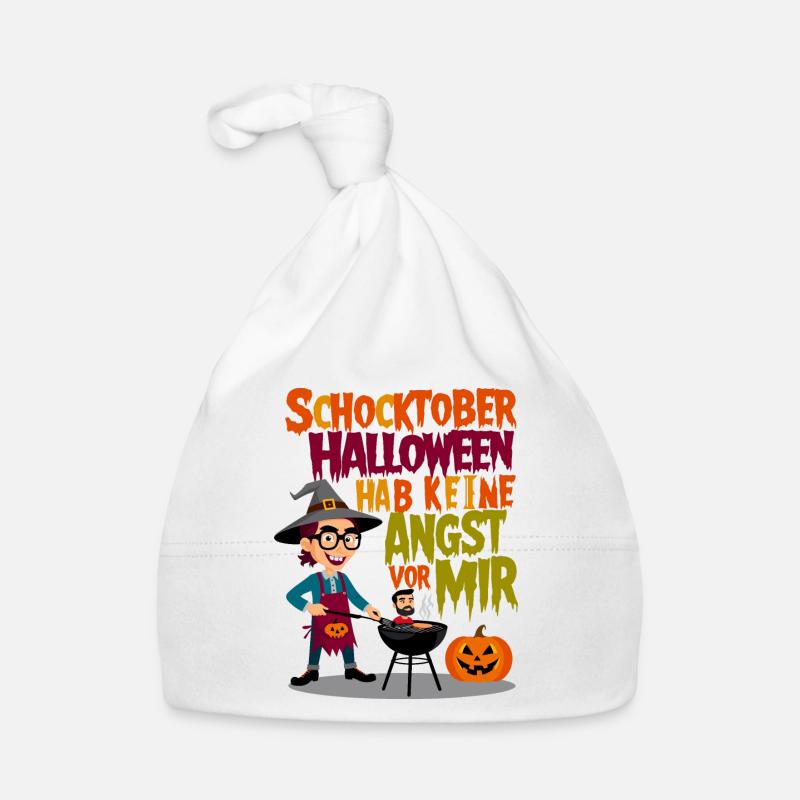 Shock Halloween Organic Baby Cap