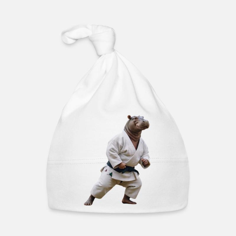 Nilpferd Baby Bio-Mütze