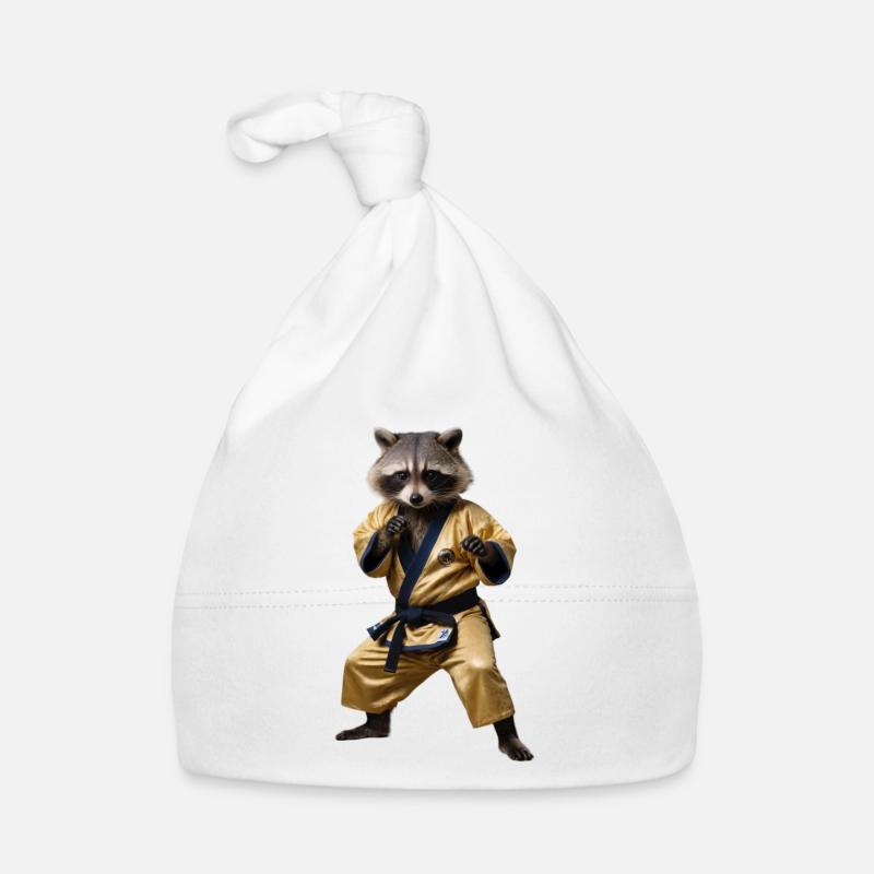 Sport-Waschbär Baby Bio-Mütze
