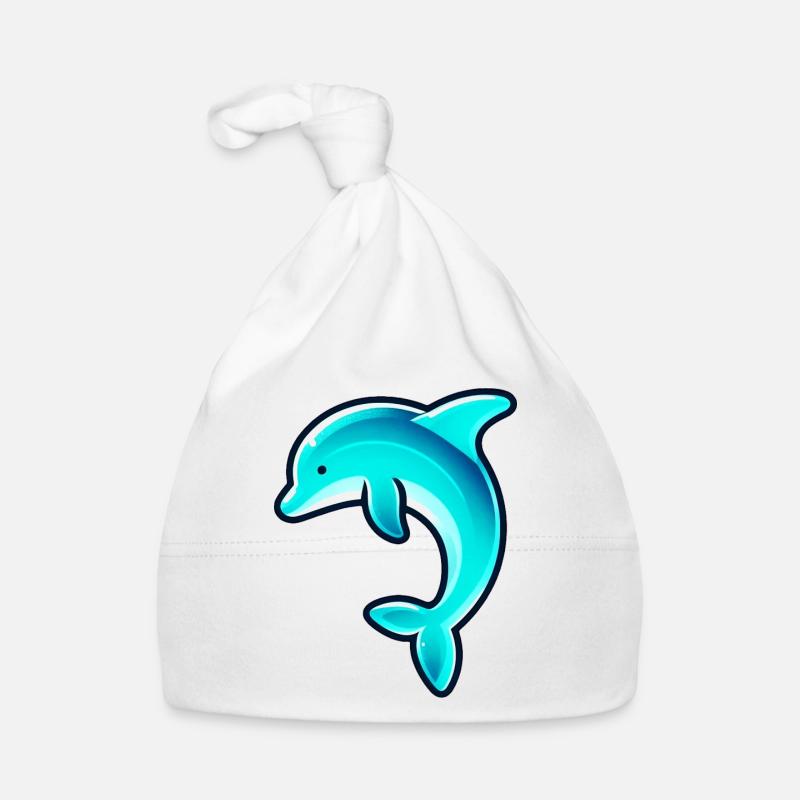 Delfin Baby Bio-Mütze