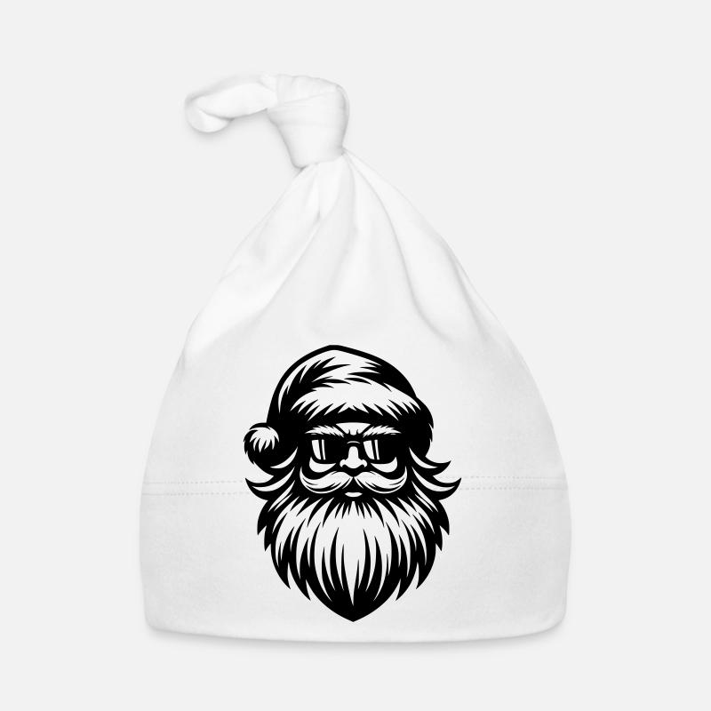 Weihnachtsmann im Chill-Modus Baby Bio-Mütze