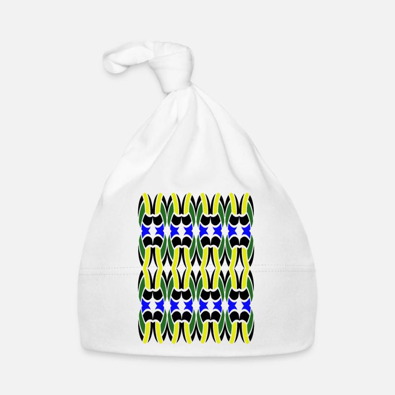 Einzigartiges Multicolor-Design Baby Bio-Mütze