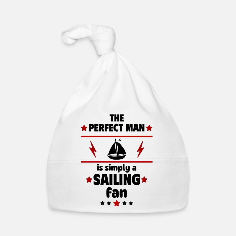 Der perfekte Mann ist einfach ein Segelfan Baby Bio-Mütze