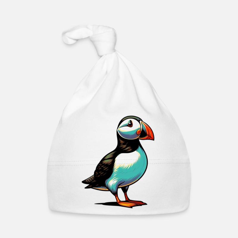 Macareux Bonnet bio Bébé